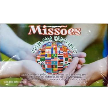 Imagem de Envelope de Campanha Missões Quem Ama Contribui 100 unidades cod 15