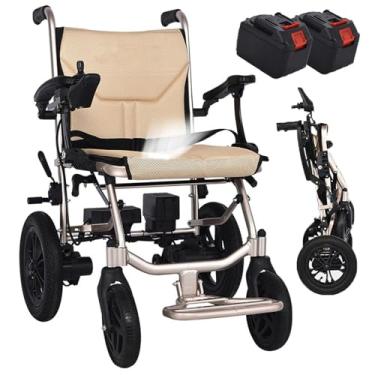 Imagem de Cadeira De Rodas EléTrica DobráVel, Cadeira De Rodas EléTrica Leve (14 Kg), Com 2 Baterias RemovíVeis (Alcance De 20 Km), Carga úTil De 100KG, Cadeira De Rodas EléTrica DuráVel