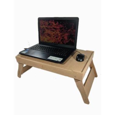 Imagem de Suporte De Notebook Sofá Cama Colo Mesa Home Office Natural - Start Ar