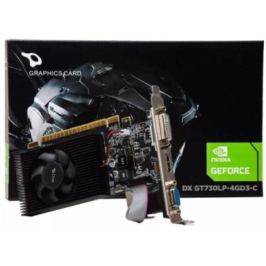 Imagem de Placa De Video Vxpro 4Gb Nvidia Gt 730 Ddr3 Low Profile Gt730 4G d3-C 