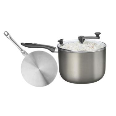 Imagem de Kit Pipoqueira Mta 4,8L Grafite Fogão Indução