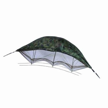 Imagem de Rede, Rede Portátil Rede de Acampamento Ao Ar Livre Rede Aberta Rápida Rede Hamacas para Exterior, Interior, Praia, Acampamento (ZJchao73r9c1f2et-MC)