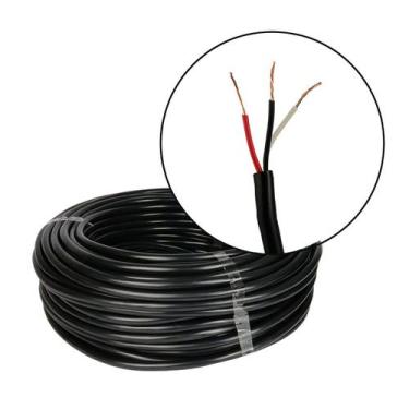 Imagem de Cabo PP Fio Flexível 3x2,5 Cobre Extensão Instalação Elétrica Automoti