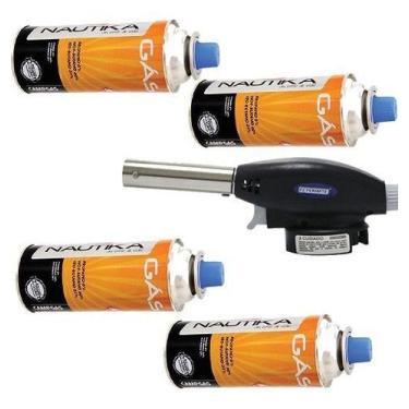 Imagem de 1 Maçarico Portátil Mini Ferimte Ma54 + 4 Cargas 227g