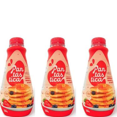 Imagem de Massa de Panqueca Waffles Pantástica Original 300g Kit 3un - Lummo