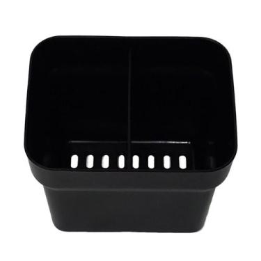 Imagem de Escorredor de talheres compacto 2 divisorias preto micromax