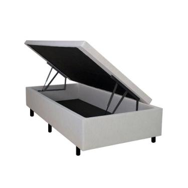 Imagem de Box Baú 96x203x34 cm Abertura Lateral Areia - Cama InHouse