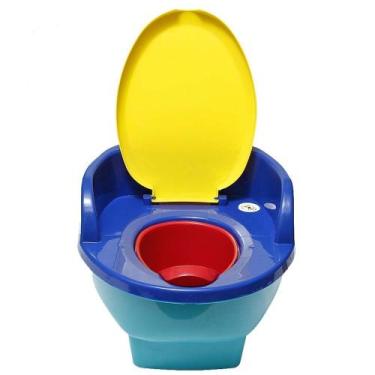 Imagem de Troninho Musical Infantill 3 em 1 Adaptável Azul Baby First, Amarelo, 