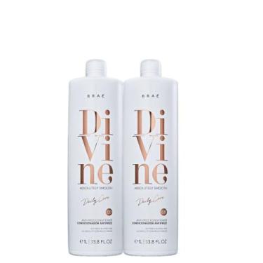 Imagem de Kit BRAE Divine Anti-frizz - Condicionador 1L (2 Unidades) - BRAÉ