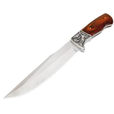 Imagem de Faca Versátil Churrasco Full Tang Nobre Afiada Mais Bainha - FACATOP, 