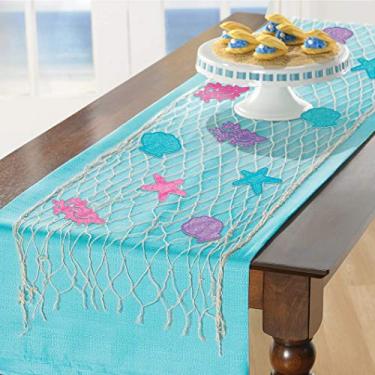 Imagem de Mermaid Fish Net Table Decorating Kit
