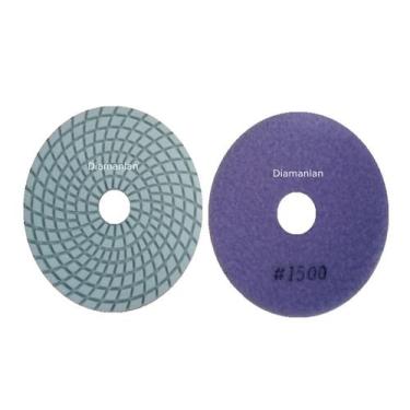 Imagem de Lixa Diamantada Brilho D'água 100mm resinada Lapidação - Diamanlan fer
