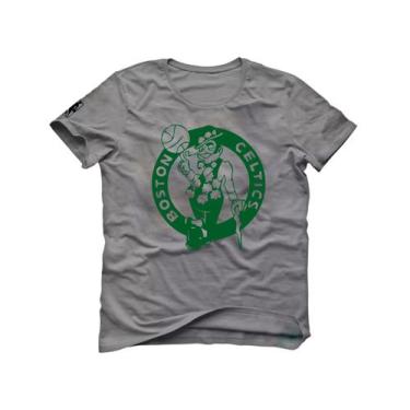 Imagem de Camiseta Basquete Boston Bill Russell Kyrie Irving Tatum - Loja White 