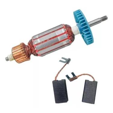 Imagem de Induzido + E. De Carvão P/ Esmerilhadeira Bosch 1323.0 220v - Bolte