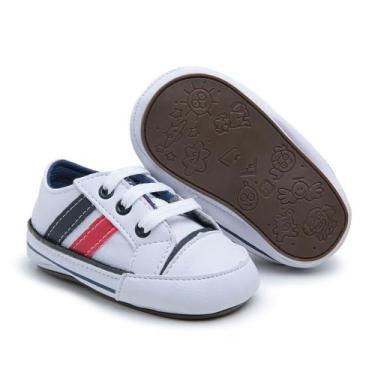 Imagem de Sapatênis Bebê Menino Sapato Infantil Social Batizado Festa - Baby Con