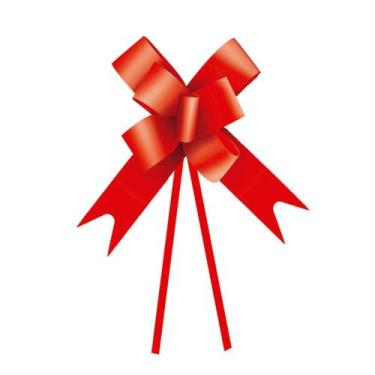 Imagem de 10 Laços Magico Vermelho Pronto para Embalagem Decoraçoes Presente Art