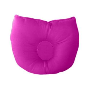 Imagem de Travesseiro Plagiocefalia Para Bebe Cabeça Chata - Happy Line, Fúcsia