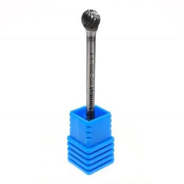 Imagem de Lima Rotativa Metal Duro Esférica 6x6mm H3 Corte Simples - KOMBAT