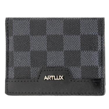 Imagem de Carteira Slim Artlux Paris 959, Preto