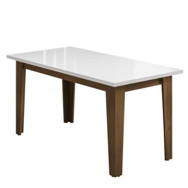 Imagem de Mesa de Jantar Movale Miami 200162 MDF Tampo em MDP 78x80x160cm, CEDRO