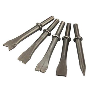 Imagem de Conjunto de brocas pneumáticas, martelo pneumático, cinzel, martelo pneumático, durável, 5 peças para martelo pneumático