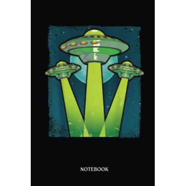 Imagem de Alien Notebook: Unidentified Flying Object Sci Fi Extraterrestrial Alien Ufo | Alien Journal, Lined Journal Ufo, Ufo Journal, Lined Journal Alien, Size 6 X 9", 120 Pages.
