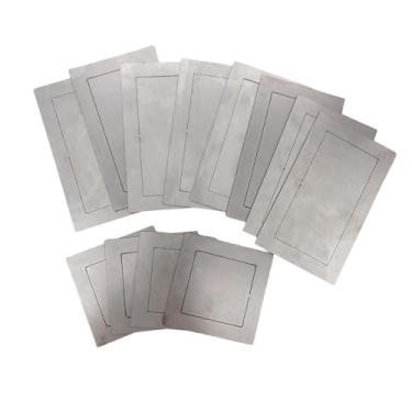 Imagem de shamjina 12x cupons de soldagem placa de soldagem equipamentos de soldagem habilidade melhorar kit de treinamento para iniciantes kit de prática de soldagem