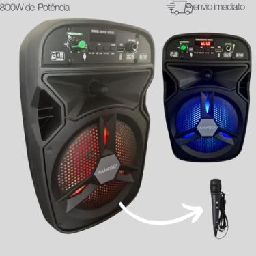 Imagem de Alto Falante Bluetooth, Led e microfone boston