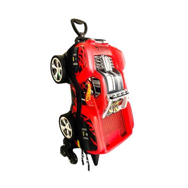 Imagem de Mochila Infantil 3D Hotwheels Dawgzilla Vermelho com Rodinha Tripla