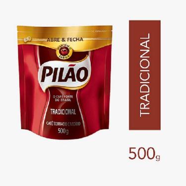 Imagem de Café Pilão Tradicional Torrado E Moído 500G - Abre & Fecha