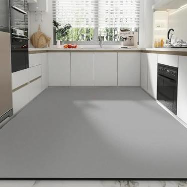 Imagem de Tapetes de PVC, cor sólida, decoração para casa, tamanho grande, tapete de cozinha, GU288, P, A, 200X200CM