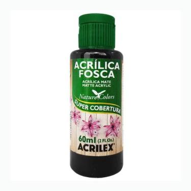 Imagem de Tinta acrilica fosca 60ml acrilex escolha a cor, 520 - PRETO