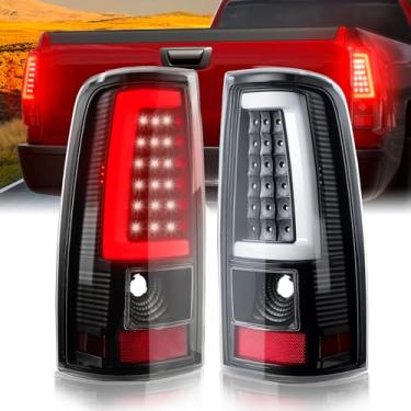 Imagem de SPBREW Conjunto de luzes traseiras de LED adequado para Chevy Silverado 2003 2004 2005 2006, luzes traseiras compatíveis com 03-06 Silverado, luzes traseiras defumadas, lâmpada traseira de caminhão