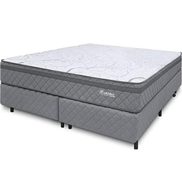 Imagem de Cama Box Colchão Queen Espuma D45 Extra Firme Antialérgico Certificado 158x198x58cm - BF Colchões