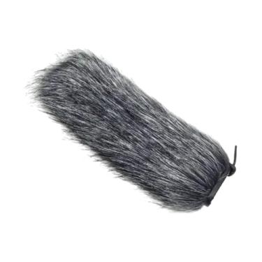 Imagem de Milageto Câmeras Mic Mic Deadcat Escreia de vento Proférico de vento fácil de usar Flitro de Windjammer para podcasters externos em interior, 21cm