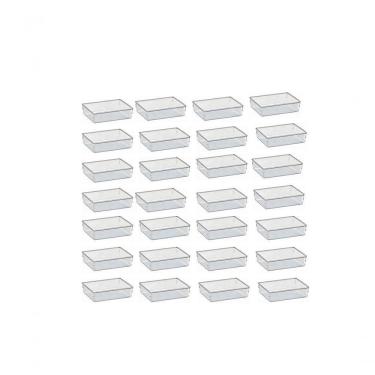 Imagem de Kit 28 Organizador Modular Pote Transp Gde Acrimet