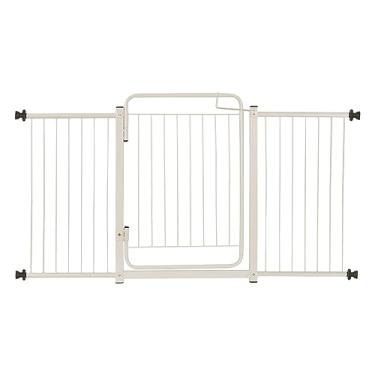 Imagem de Grade 144/149 cm Reforçada Portão Segurança Sua Casa Top Grade para Cachorros Pet Crianças (BRANCO)