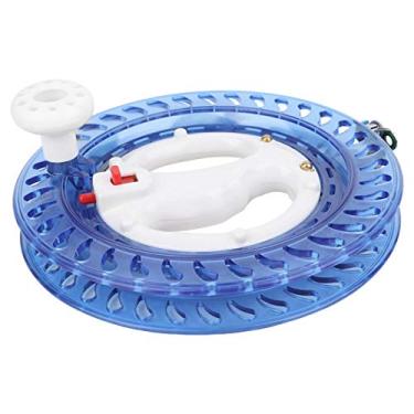 Imagem de Carretel de linha de pesca ABS, ferramenta de embrulho de arame manual, carretel compacto para pesca marítima, barco, casa e uso profissional