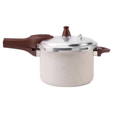 Imagem de Panela de Pressão Ceramic Life Pressure Indução 4,2L Brinox Vanilla