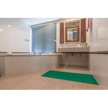 Imagem de Tapete Antiderrapante Vinil Grid-aqua 5mm 40x50 - SIIM, Verde
