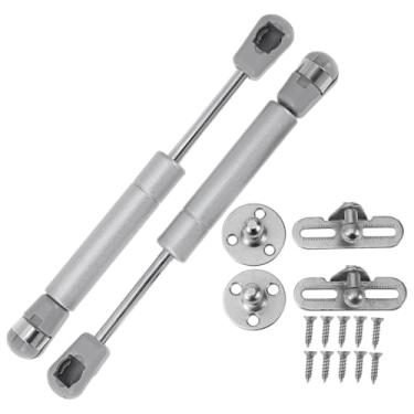 Imagem de X AUTOHAUX Amortecedores a gás de 150 mm/5,91" Molas a gás 22N tom prata aço carbono 2 conjuntos RV carro caixa de armazenamento tampa caixa de armazenamento capa de porta de armário