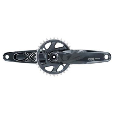 Imagem de SRAM Pedaleira GX Eagle Fat Bike 175 mm, 12 velocidades, 30t, montagem direta, interface do eixo Dub, para espa amento traseiro de 190 mm,