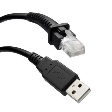 Imagem de Cabo De Dados Pluscable Lb-50/100Bk Leitor De Codigo Barras