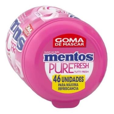 Imagem de Chiclete Mentos Pure Fresh Big Garrafa Tutti Fresh - 92g