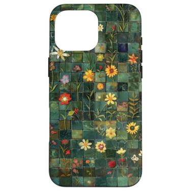 Imagem de Capa de Telefone Vintage Retro Garden - Estilo Collage Inspirado na Na