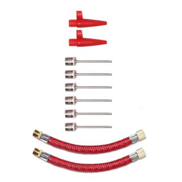 Imagem de 2 Kits Com 5 Bicos Para Bomba De Ar Manual Bolas Futebol Volei Basquete Boias Bexigas