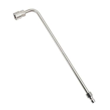 Imagem de Fenteer Haste de limpeza de calhas para lavadora de alta pressão, extensão de haste, acessório para lavagem de carros, 340mm L Shaped