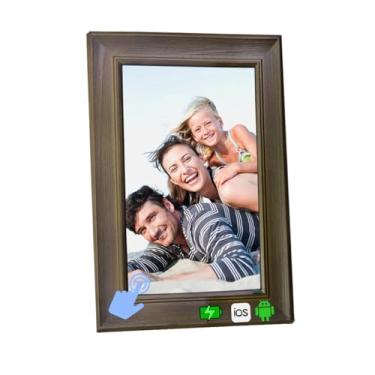 Imagem de Porta Retratos Fotos Digital Recarregável Wifi 32gb Cyl-p2