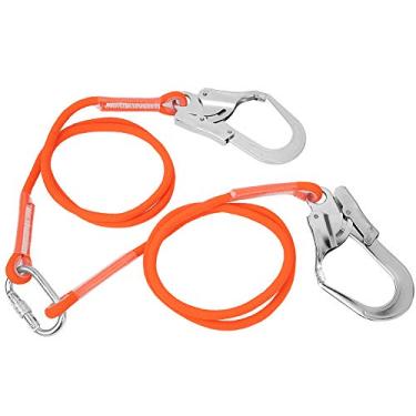 Imagem de Tbest 1,6 m Corda de cinto de segurança para trabalho aéreo para uso ao ar livre Ive Lanyard Safety Harn Kits Outros Eeme Sports Plies