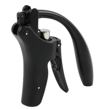 Imagem de KEISSCO Abridor de vinho compacto com alavanca vertical saca-rolhas abridor de garrafa de vinho com cortador de lacre e parafuso extra